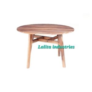 4 seater shisham wood dining table - Image 1
